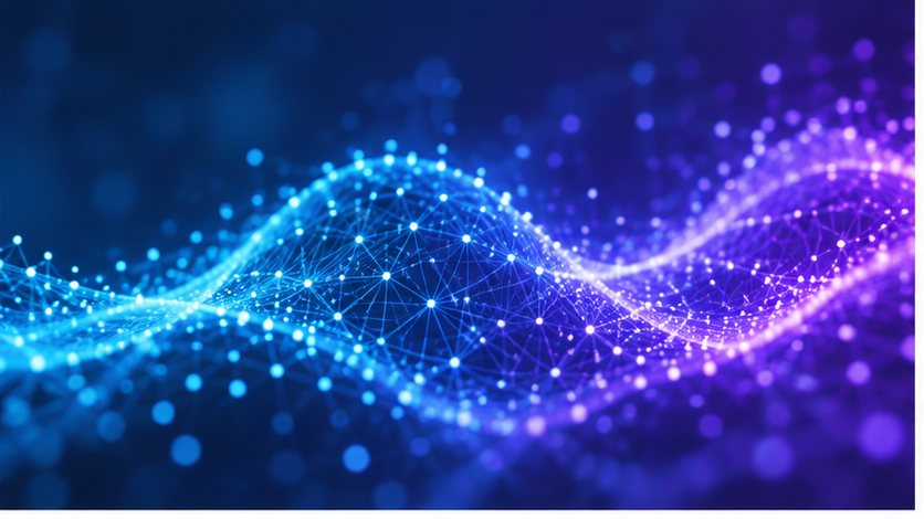 Neural network visualisation representing AI and Machine Learning