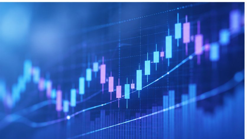 Financial chart representing Finance and Risk